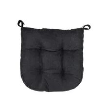 Подушка на стілець Прованс LUIS Чорна 40х40 см (33802)