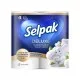 Туалетний папір Selpak Deluxe Cotton Enriched 3 шари 4 рулони (8690530046566)
