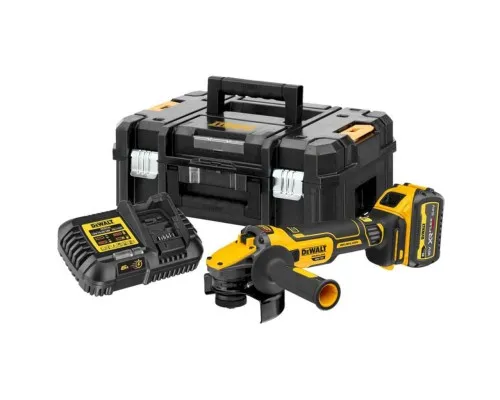 Шлифовальная машина DeWALT 18В XR Li-lon 6Ah, 125 мм, 3000-9000об/мин (DCG409VST1)