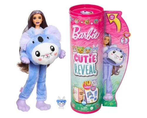 Кукла Barbie Cutie Reveal Великолепное комбо Кролик в костюме коалы (HRK26)