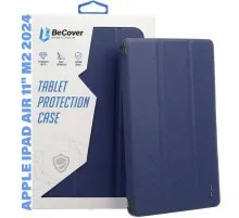 Чохол до планшета BeCover Tri Fold Hard TPU Apple iPad Air 11" M2 2024 Deep Blue (711401)