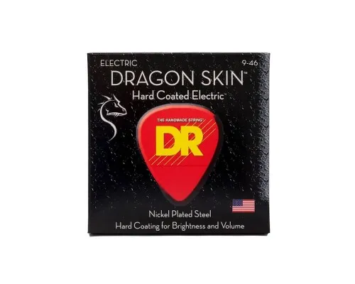 Струни для гітари DR Strings DRAGON SKIN Electric - Light Heavy (9-46) (DSE-9/46)