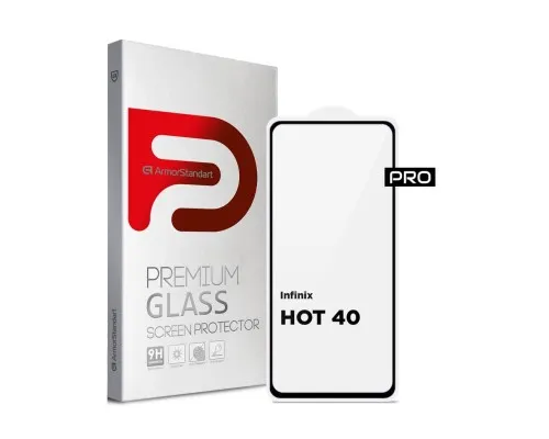 Скло захисне Armorstandart Pro Infinix HOT 40 Black (ARM73826)