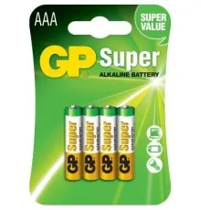 Батарейка Gp AAA LR3 Super Alcaline * 4 (24A-U4 / 4891199000058)