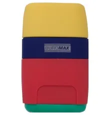 Точилка Buromax RUBBER TOUCH /large, container, eraser (BM.4771-1)