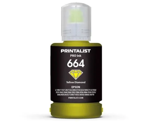 Чернила Printalist Epson L110/L210/L300 140г Yellow (PL664Y)