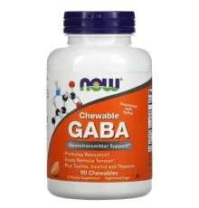 Аминокислота Now Foods GABA (Гамма-Аминомасляная Кислота), Цитрусовый Вкус, 250 м (NOW-00082)