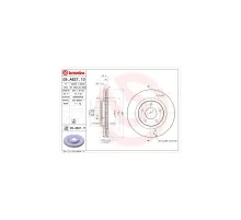 Гальмівний диск Brembo 09.A637.10