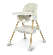 Стілець для годування Bambi M 4136-2 white wood