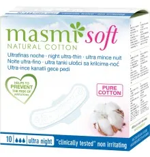 Гігієнічні прокладки Masmi Soft Ultra Night 10 шт. (8432984000585)