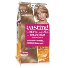 Краска для волос L'Oreal Paris Casting Creme Gloss 810 - Светло-русый перламутровый 120 мл (3600521119617)