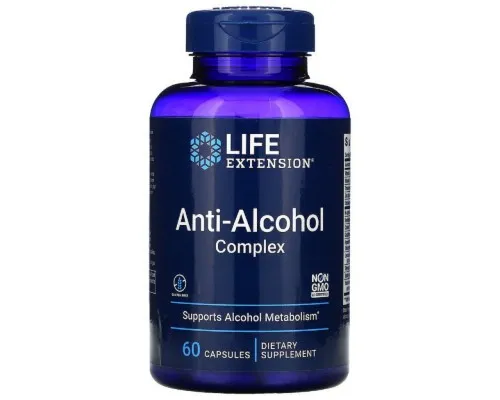 Витаминно-минеральный комплекс Life Extension Антиалкогольный комплекс, Anti-Alcohol Complex, 60 капсул (LEX22400)