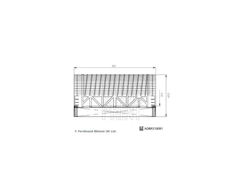 Фильтр масляный Blue Print ADBP210091