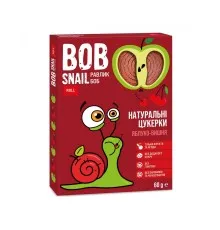 Цукерка Bob Snail Равлик Боб Яблучно-вишня 60 г (4820162520347)