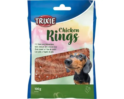 Лакомство для собак Trixie Chicken Rings с курицей 100 г (4011905316659)