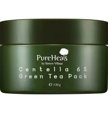 Маска для обличчя PureHeal's Centella 65 Green Tea Pack 130 г (8809485337357)
