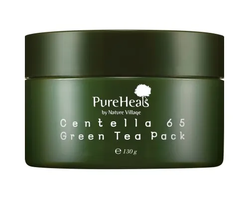 Маска для лица PureHeals Centella 65 Green Tea Pack 130 г (8809485337357)
