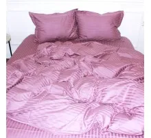 Підковдра MirSon Satin Stripe 30-0008 Smoky Pink 200х220 см (2200005250457)