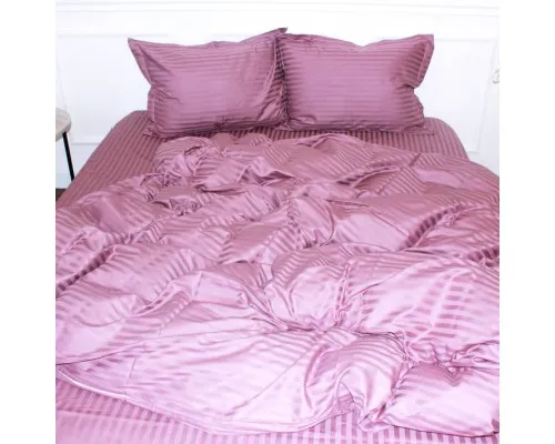 Підковдра MirSon Satin Stripe 30-0008 Smoky Pink 200х220 см (2200005250457)