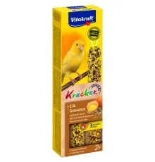Ласощі для птахів Vitakraft Kracker для канарок з яйцем 54 г (4008239212658)