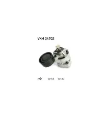 Натягувач ременя з роликом SKF VKM 34702