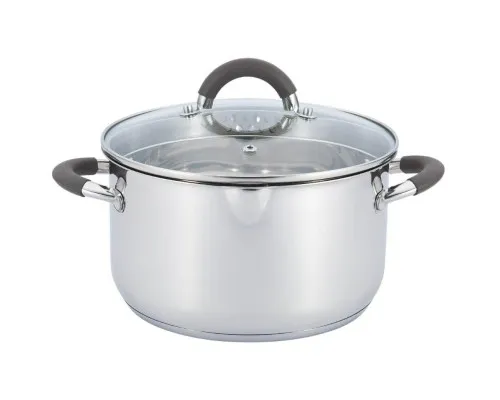 Кастрюля Gusto Silicon handles 24 см 6,1л (GT-1102-24)