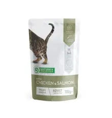 Влажный корм для кошек Nature's Protection Weight control with Chicken and Salmon 100 г (KIK45190)