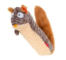 Іграшка для собак Collar GiGwi Plush Білка з пищалкою 29 см (75309)