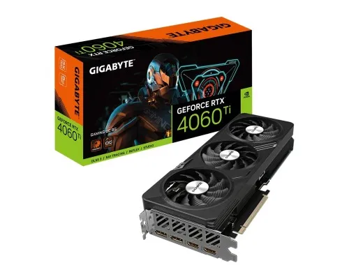 Видеокарта GIGABYTE GeForce RTX4060Ti 8Gb GAMING OC (GV-N406TGAMING OC-8GD)