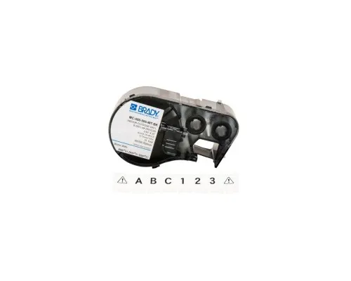 Стрічка для принтера етикеток Brady M4C-500-595-WT-BK 12,70мм х 7,62м, black on white, vinyl (143371)