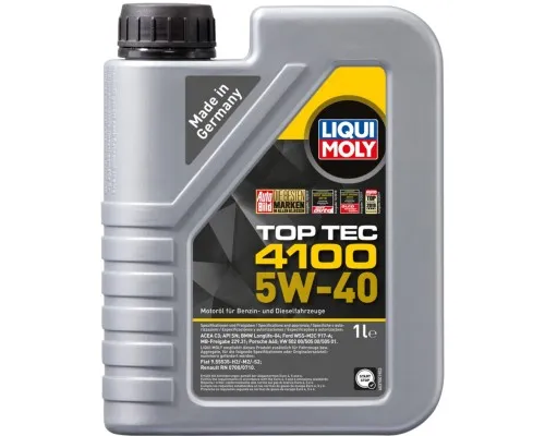 Моторное масло Liqui Moly Top Tec 4100 SAE 5W-40 1л. (9510)