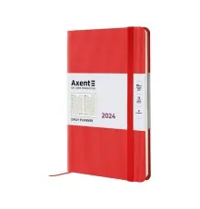 Еженедельник Axent 2024 Partner Lines 145х210, ярко красный (8815-24-54-A)