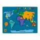 Набір для творчості Rosa Talent Карта світу 3D, МДФ, 24,5 х 18,5 см (4823098540021)