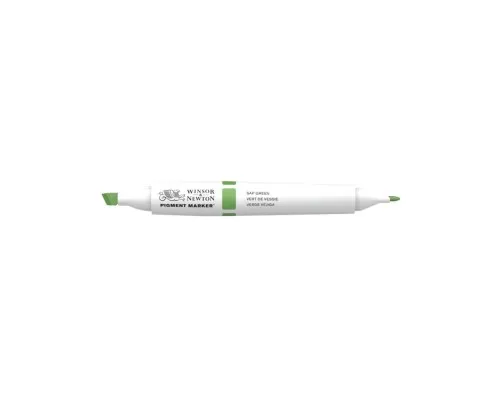 Маркер Winsor&Newton двусторонний Pigment marker (599) Зеленая живица (884955040379)