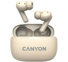Навушники Canyon TWS-10 OnGo ANC ENC Beige (CNS-TWS10BG)