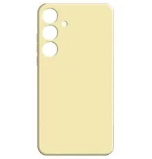 Чехол для мобильного телефона MAKE Samsung S24 Silicone Yellow (MCL-SS24YE)