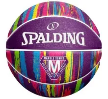 Мяч баскетбольный Spalding Marble Ball фіолетовий Уні 7 84403Z (689344406541)