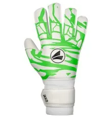Воротарські рукавиці Jako GK Animal Basic RC 2596-023 білий, зелений Чол 12 (4067633119963)