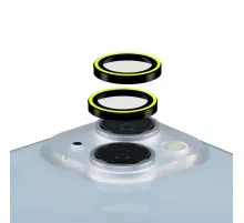 Скло захисне Armorstandart for Camera AR iPhone 15 / 15 Plus Yellow (ARM76132)