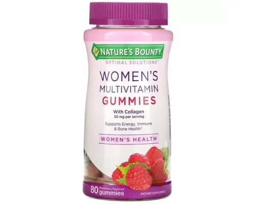 Мультивітамін Nature's Bounty Мультивітаміни для жінок, зі смаком малини, Women's Multivitam (NRT-58188)