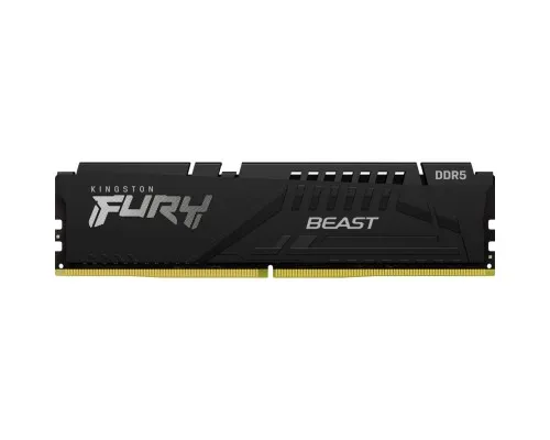 Модуль пам'яті для комп'ютера DDR5 16GB 6400 MHz Beast Black XMP Kingston Fury (ex.HyperX) (KF564C32BB-16)