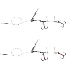 Оснащення Savage Gear Linethru Corkscrew Rig 2x1/0 45cm 31kg (2 шт/уп.) (1854.12.96)