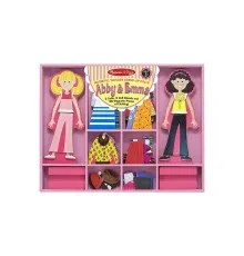 Развивающая игрушка Melissa&Doug Магнитная одевалка средняя Эбби и Эмма (MD14940)