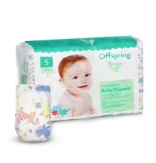 Підгузки Offspring FairyTale розмір S 3-6 кг 48 шт (DP-OI-FAT-S48P-FRT)