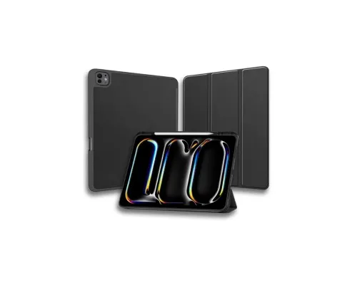 Чохол до планшета AirOn Premium SOFT iPad Pro 13 2024 + Film Black (4822352781129)