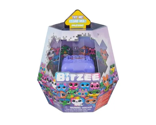 Интерактивная игрушка Bitzee с цифровыми героями - Мои пиксельные любимцы (фиолетовая) (6067790)