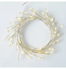 Гірлянда YES! Fun Кластер на мідному дроті 50 LED Тепло-біла 1 м Статична Батарейки (975017)