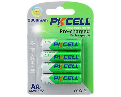 Аккумулятор PkCell AA R6 NiMH 2000mAh * 4 (PC/AA2000-4B)