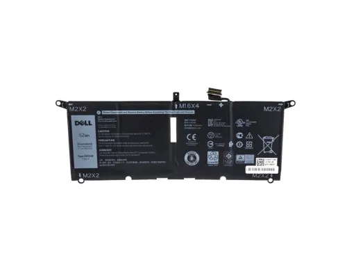 Акумулятор до ноутбука Dell XPS13-9370 DXGH8 52Wh (6500mAh), 4cell, 7.6V, Li-ion (A47543)