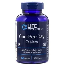 Мультивитамин Life Extension Мультивитамины Одна в День, One-Per-Day, 60 таблеток (LEX-23136)
